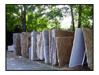 marble and granite slabs